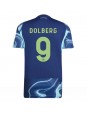 Moški Nogometna dresi replika Ajax Kasper Dolberg #9 Gostujoči 2025-26 Kratek rokav